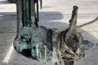 corroded sail-drive